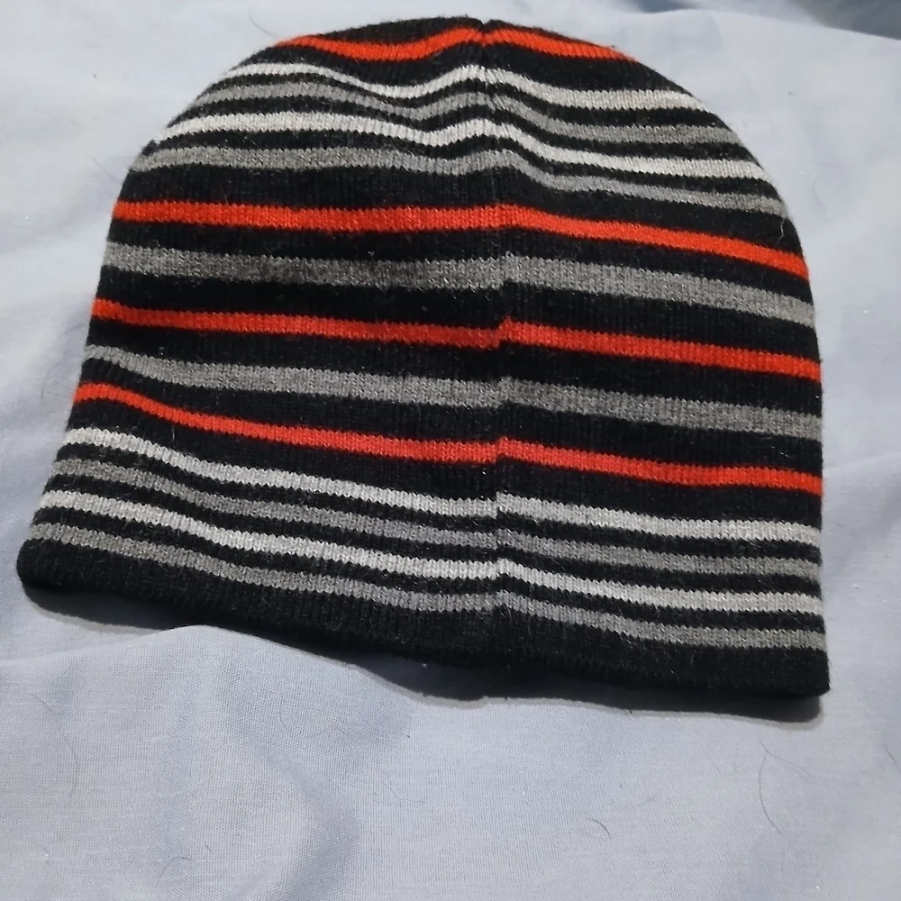 Spider-Man Striped Kids Beanie - Black and Red